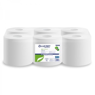 White Centrefeed Roll 2 Ply  (6x150m)